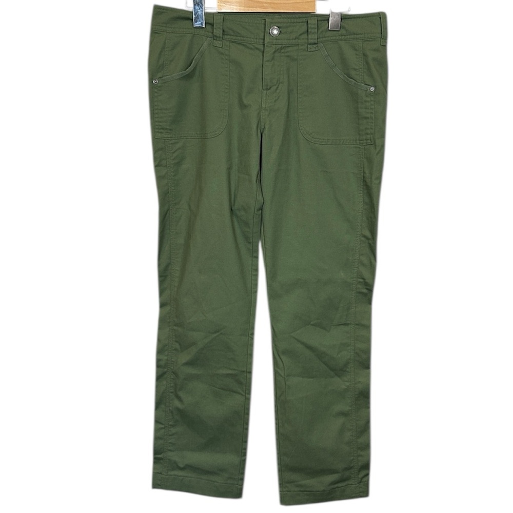 Marmot Olive Green Utility Chino Pants Women’s Size 8 Stretch Outdoor Casual‎